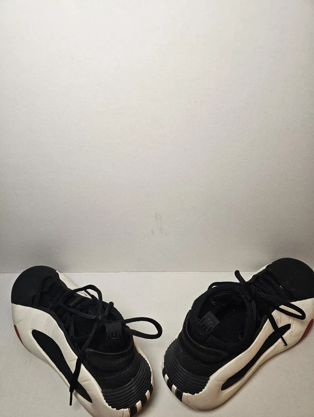 Adidas Harden Vol 8 Pioneer Men's Black and White Athletic Sneakers Size US 10.5